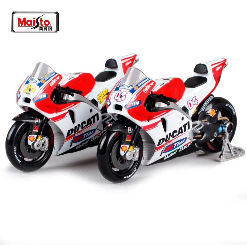 MAISTO 1:18 Ducati Desmosedici GP15 2018 GP18 Andrea Dovizioso без 04 29 Мотоцикл Велосипед литья под давлением