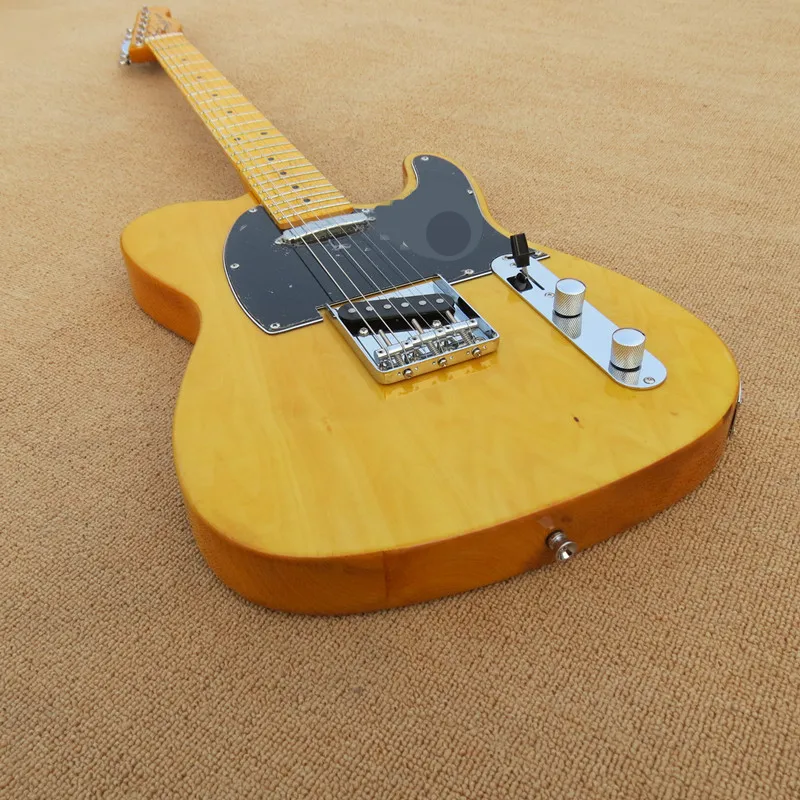 Заводская поставка новинка 2021 картонная доска telecaster из желтой древесины 6 струн