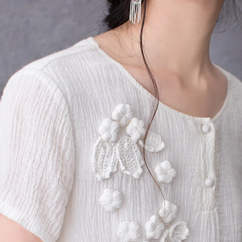 Женское винтажное Хлопковое платье макси свободное повседневное с принтом