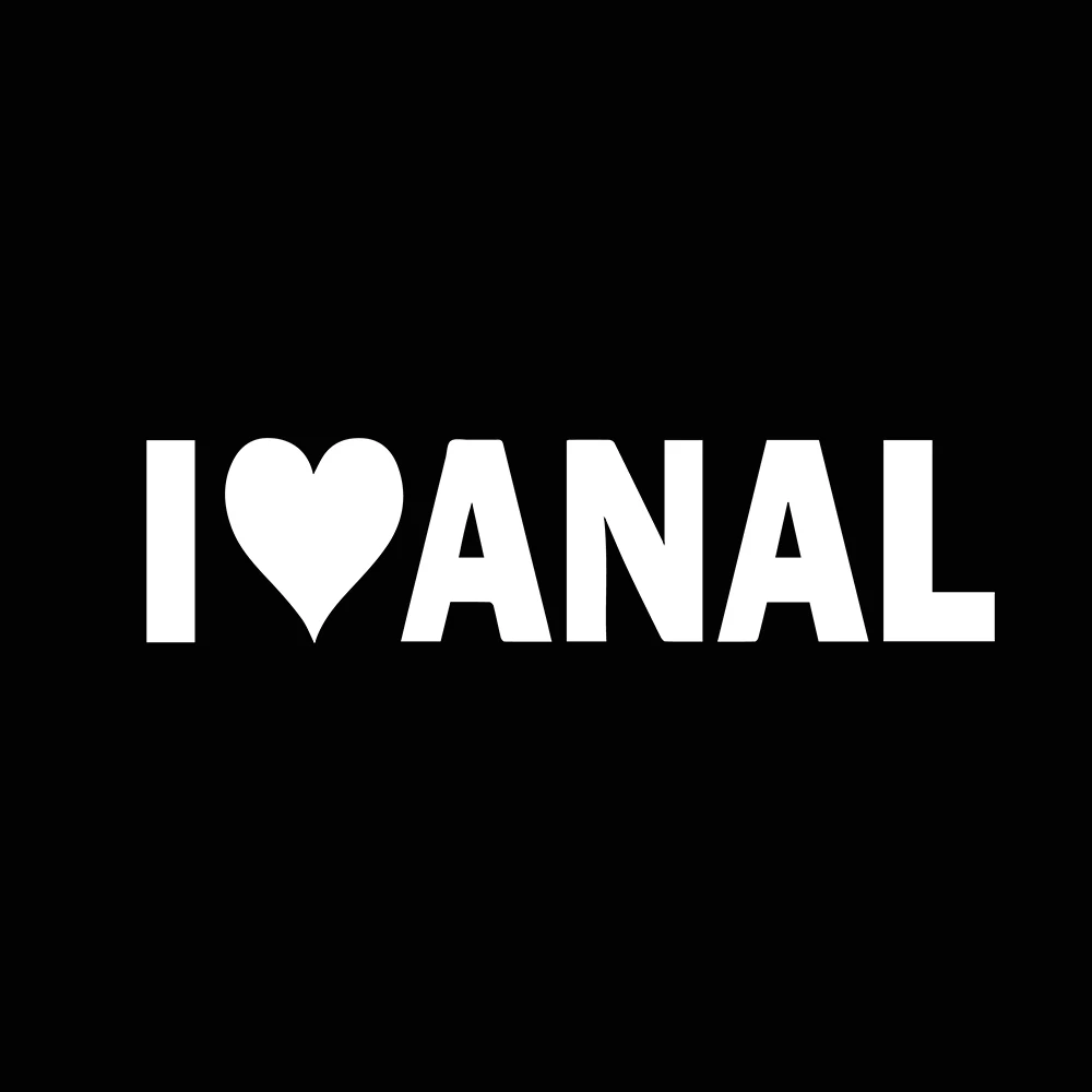 Rylybons I LOVE анальные наклейки для автомобиля украшение Стайлинг окна бампер