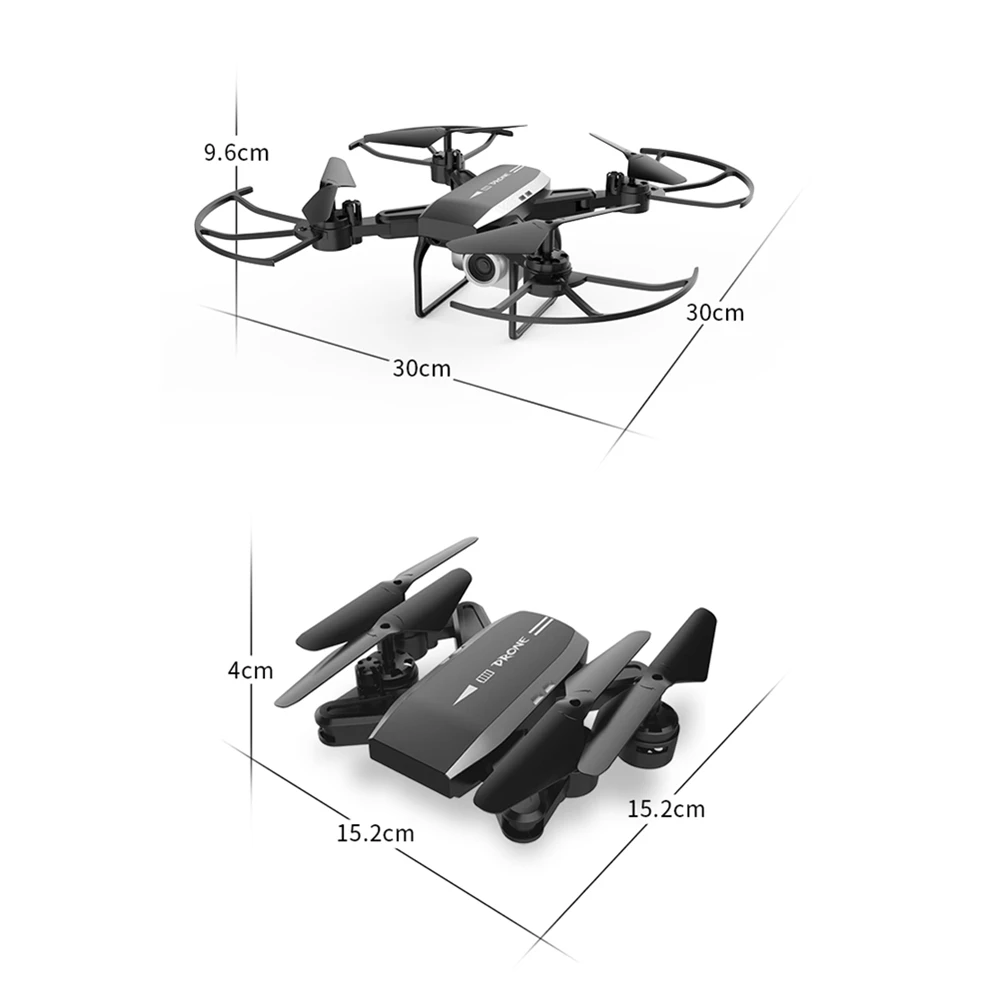 KY606D RC складной Дрон Квадрокоптер 20 минут полета FPV Вертолет с 0.3MP 1080P 4K HD Wifi камера
