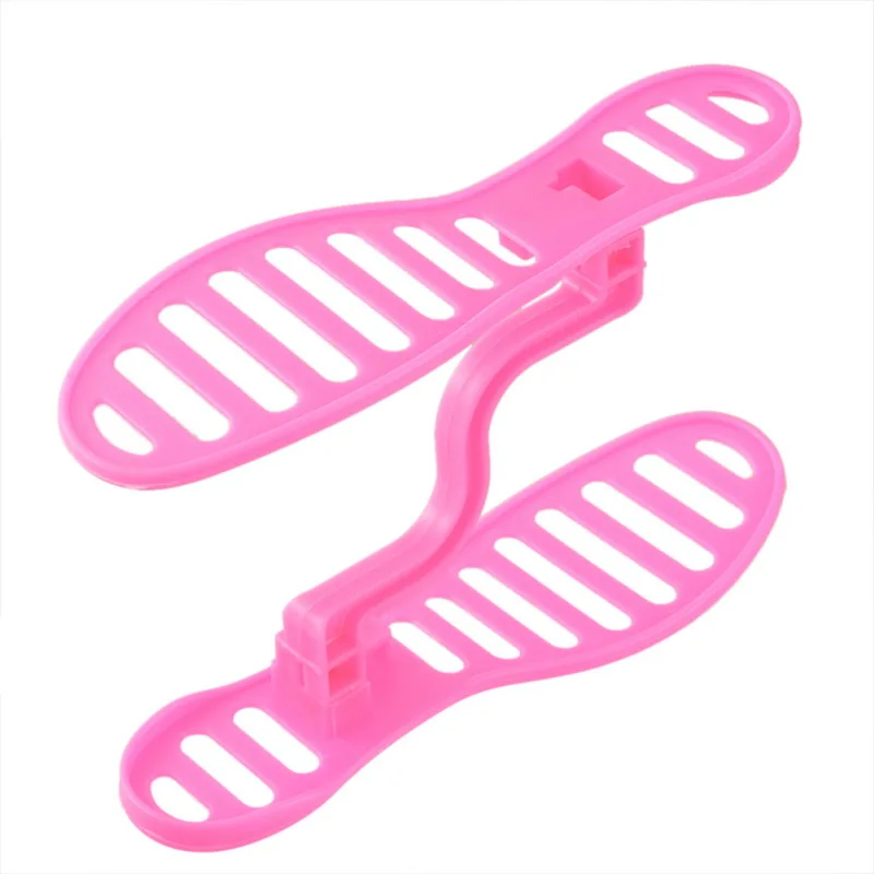 Pink FUNIQUE креативный дизайн, стойка для обуви, полка для обуви, органайзер, домашняя полка для хранения обуви 20 см x 6 см x 12 см - Цвет: Pink