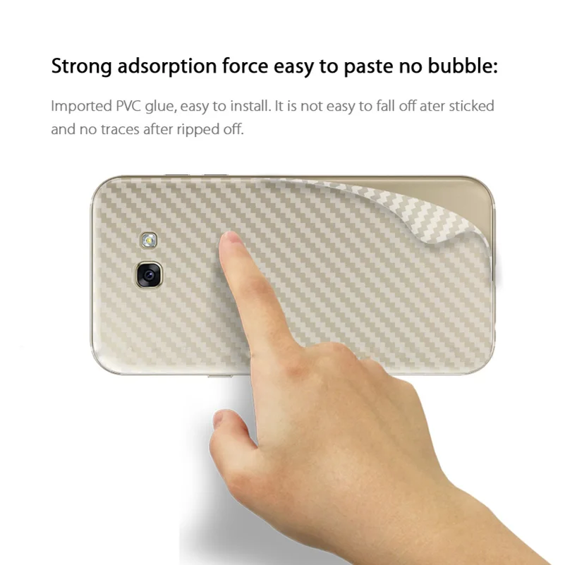 10 упаковок 3D наклейка из углеродного волокна Защитная пленка для экрана Samsung Galaxy