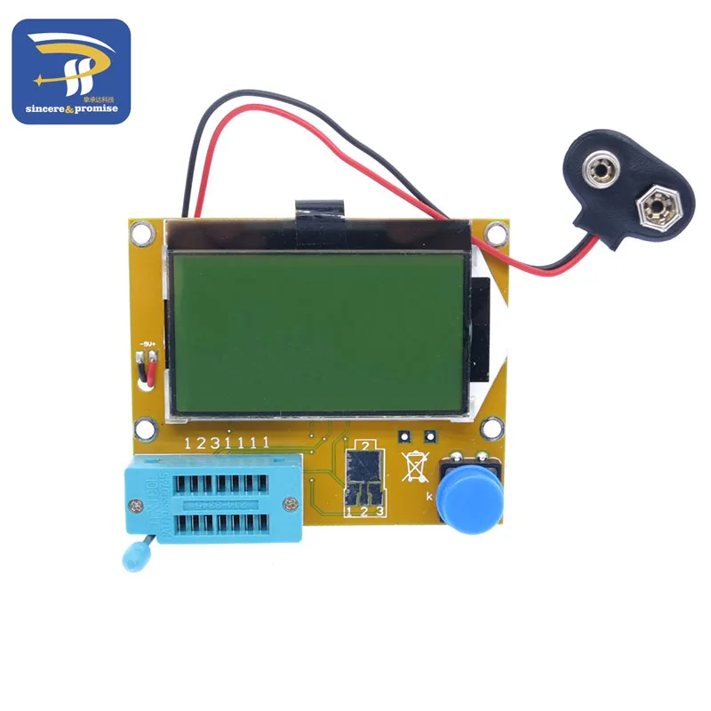 Mega328 M328 LCR T4 ESR Meter светодиодный тестер транзисторов диодов триодов Емкость MOS