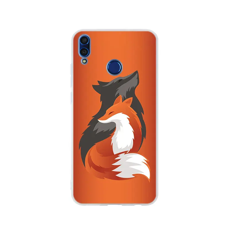 pattern 07 Аниме Забавный foxs Прекрасный милый силиконовый чехол для телефона чехол для huawei Honor 9 10 Lite 6X 7X 8X Max 7A 8A 8C 20 PLAY 9x горячая распродажа - Цвет: pattern 07