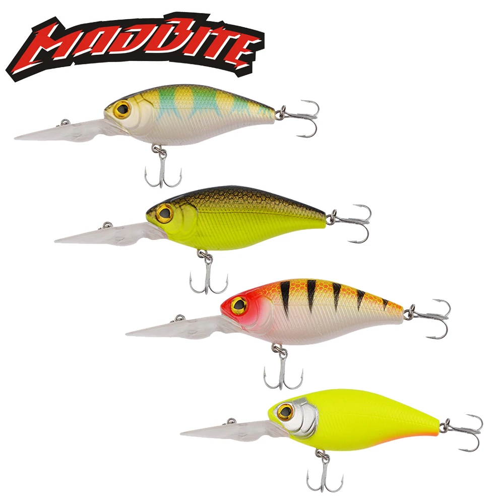 MadBite 11 см 20 г Глубина Жесткий Рыбалка приманки плавающий прикормы Crankbait Блесен 5