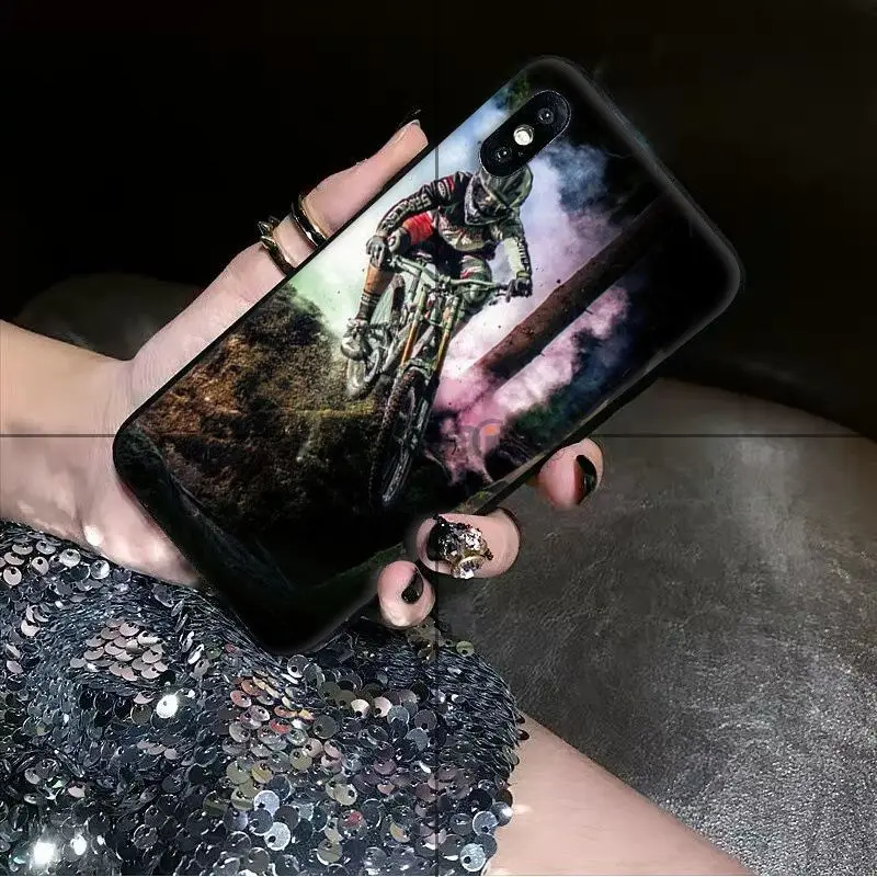 Babaite удивительный горный велосипед MTB дизайн мягкий чехол для телефона Apple iPhone 8 7 6