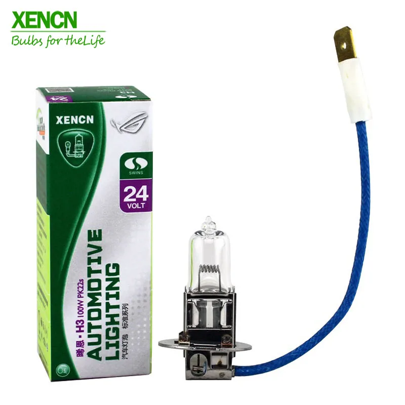 Галогенные Противотуманные фары XENCN H3 Pk22s 24v100W Clear Series оригинальные автомобильные