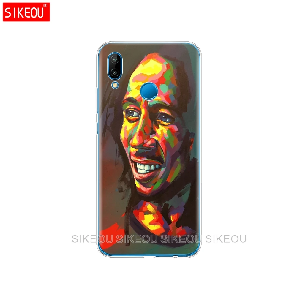 Силиконовый чехол для телефона Huawei P20 P7 P8 P9 P10 Lite Plus Pro 2017 P Smart Bob Marley | Мобильные