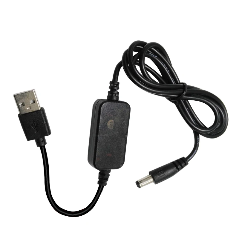 USB 5 В к DC 9 В повышающий преобразователь напряжения кабель адаптер питания с DC Jack 3,5x1,35 мм для автомобиля светодиодный светильник беспроводной маршрутизатор вентилятор