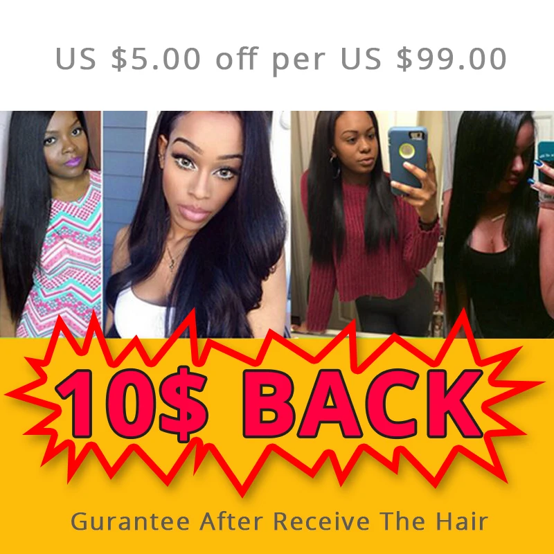 

Aliafee Hair #1b/#2/#4 Color Brazilian Straight 4 Bundles With Closure Brazilian Hair Weave 100% Human Hair Extension Non-Remy