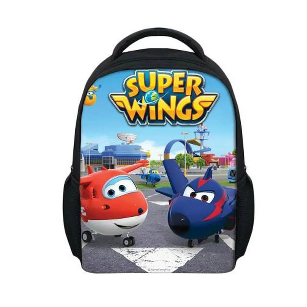 Школьные рюкзаки в стиле аниме Super Wings модный детский рюкзак на плечо дорожный для