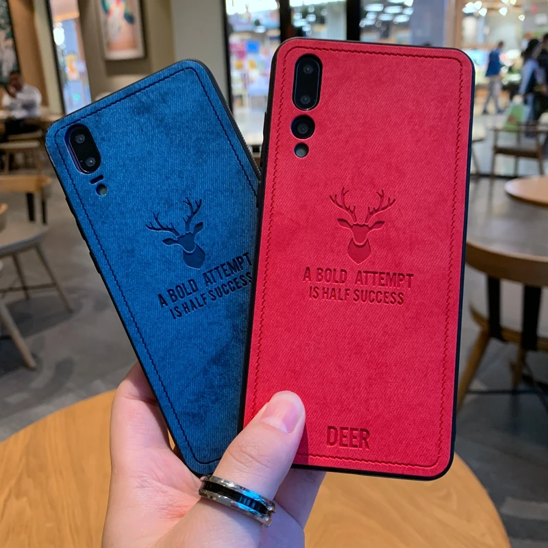 Мягкий чехол для телефона из ТПУ с 3D рисунком оленя Huawei P20 P30 Honor 8X Mate 10 20 20s Pro 10i Lite MAR