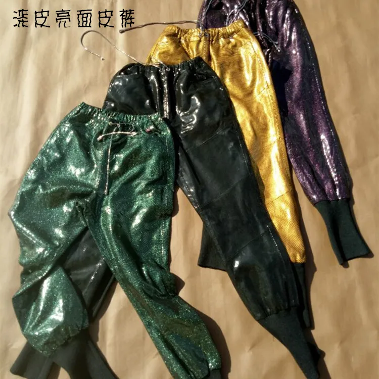 

Lulu Leggings Real Limited Women Pants New Arrival Genuine Leather Casual Regular 2021 Sheep Skin Punk Hip Hop Long Legs Female