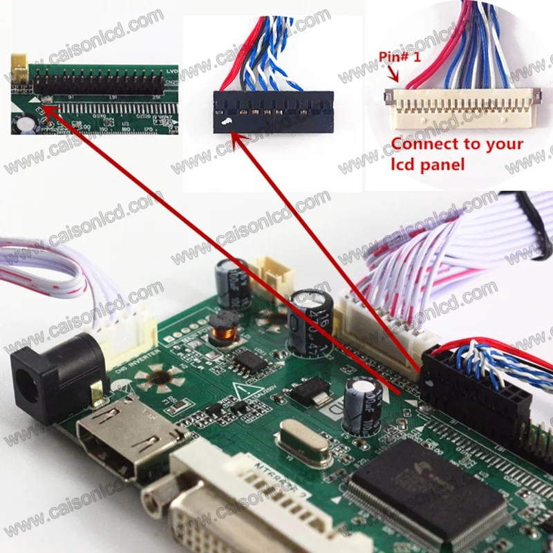DVI/VGA/Аудио/ЖК-дисплей драйвер платы поддерживают