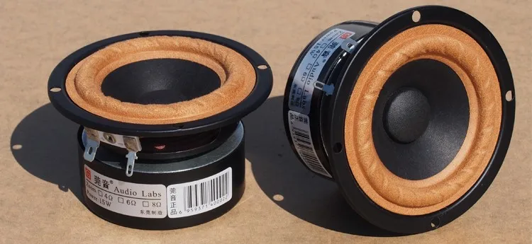 Желтый Аудио Labs HiFi ранг 3 ''полный диапазон Частотный динамик дюймовый блок с