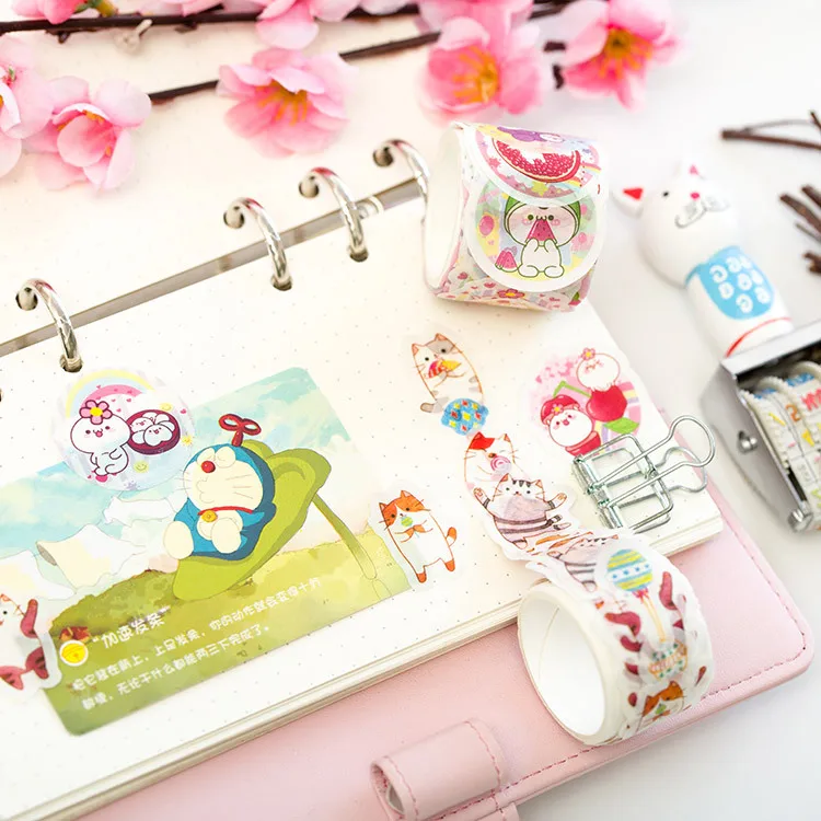 Мультфильм конфеты эльфы DIY Скрапбукинг Декоративные наклейки маскирующая лента