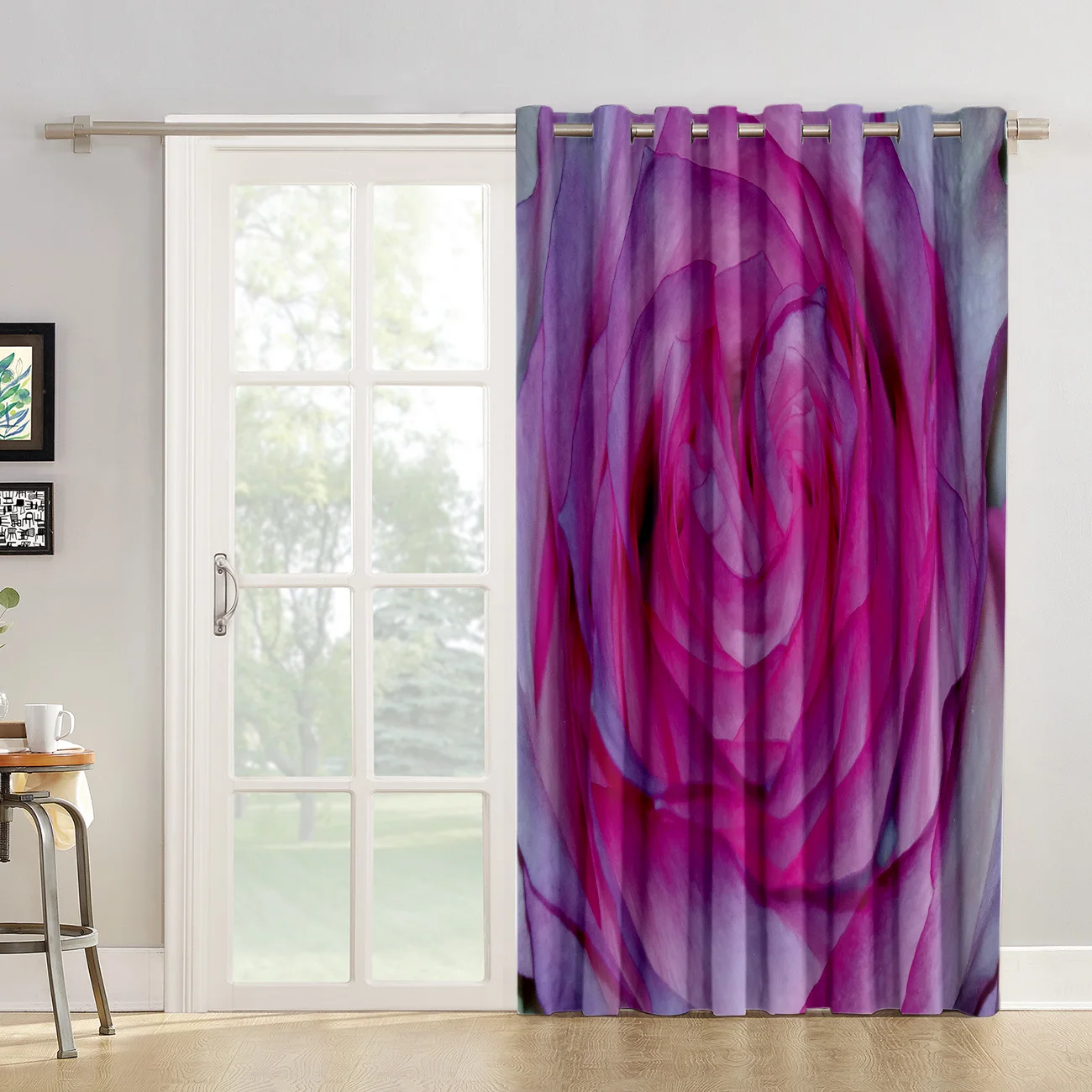 3D Любовь День святого Валентина Цветочные оконные шторы темные жалюзи Гостиная