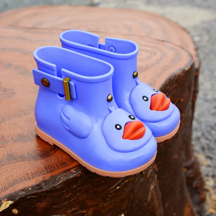 Melissa Cute Ducl Girl Rain Boots 2019 New Girls Water Shoes Baby Sandals Waterproof Toddler | Детская одежда и обувь