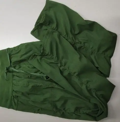 green long Monbeeph, женские эластичные брюки с высокой талией, женские прямые повседневные штаны, свободные длинные широкие брюки - Цвет: green long