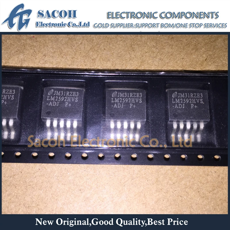 

New Original 10Pcs LM2592HVS-ADJ OR LM2592HVS-3.3 OR LM2592HVS-5V TO-263-5 2A Adjustable Voltage/3.3V/5V Voltage Regulators