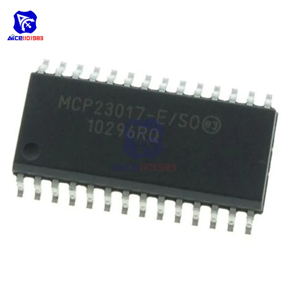 5 шт./лот микросхемы IC 23017/SO MCP23017 Expander I2C SOP 28 16 битная интегральная