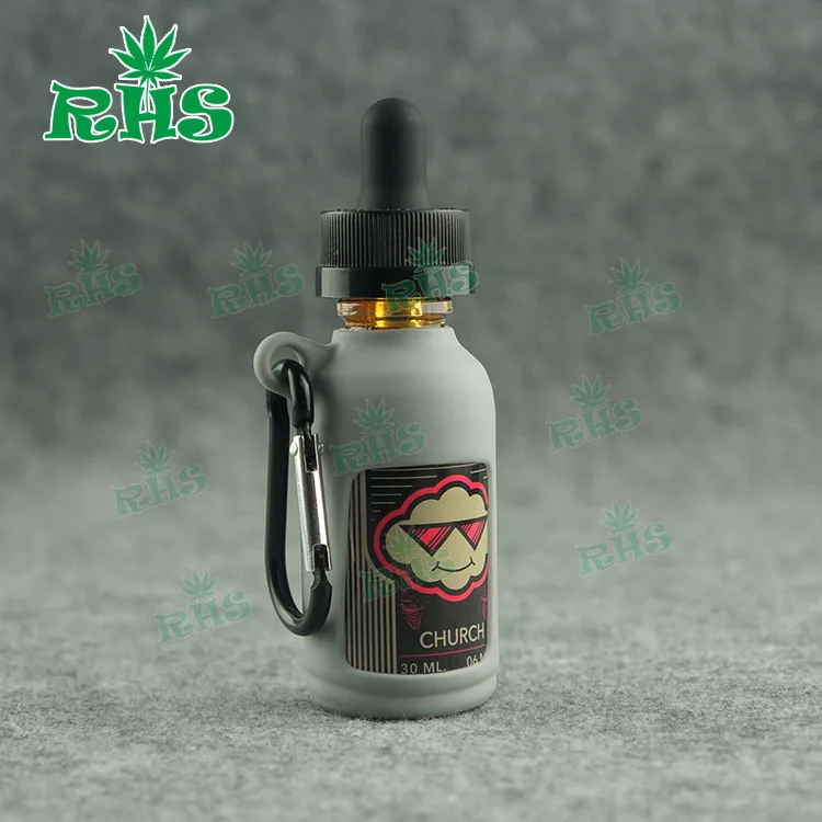 Высококачественный силиконовый чехол для бутылки E juice 30 мл из 100% силикона Кожи
