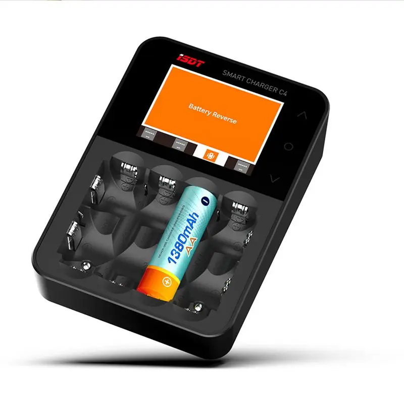 FATJAY ISDT C4 8A выход USB сенсорный экран умное зарядное устройство с для 18650 26650 AA AAA
