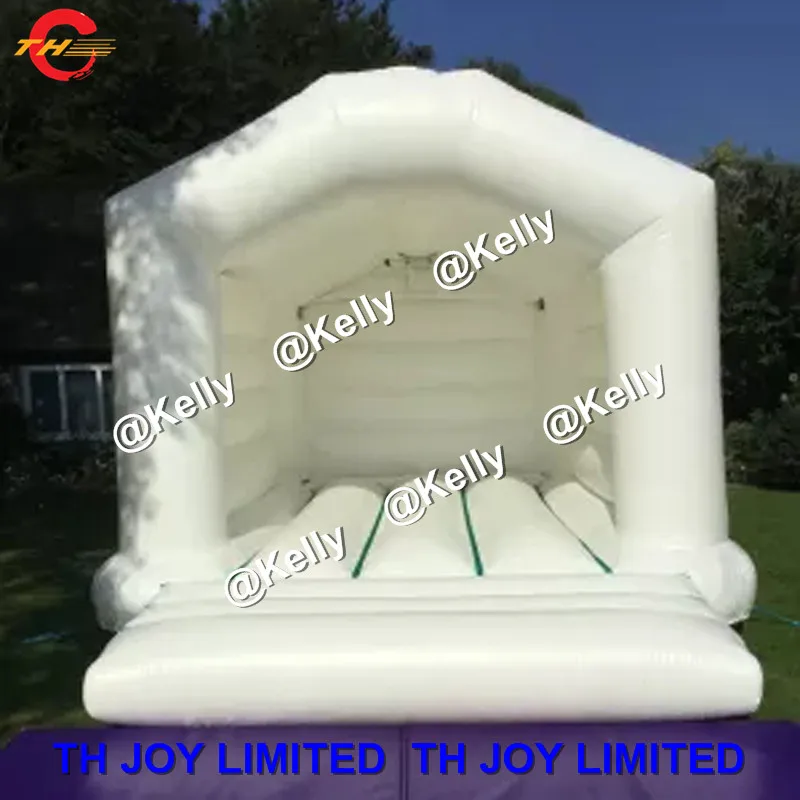 free shipping durable inflatable wedding bouncer portable white houses bouncy castle for sale | Игрушки и хобби
