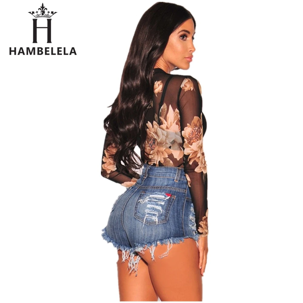HAMBELELA 2020 Лидер продаж Модный женский комбинезон с цветочным принтом и длинным