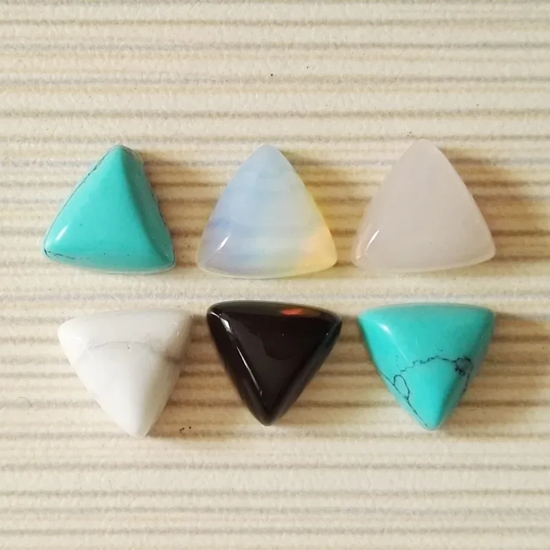 Мода треугольник из бусин 10 мм браслеты с подвесками натурального камня бусины