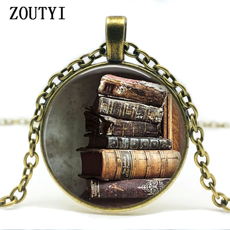 2018/Новая модная подвеска в виде старинных книг ожерелье винтажная книга