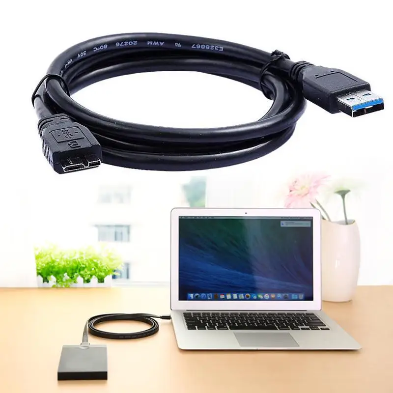 MV Мощность USB 3,0 зарядное устройство кабель синхронизации данных Шнур для HDD жесткий диск Портативный