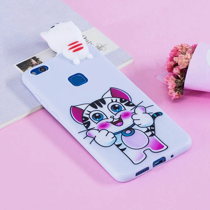 Чехол для Huawei P10 Lite с 3D рисунком кота панды мягкий силиконовый чехол из ТПУ P 10 Huwawei