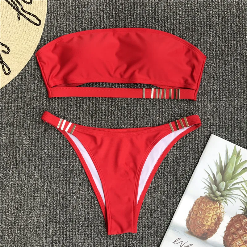 Купальник женский 2019 бикини купальный костюм с открытыми плечами сексуальный