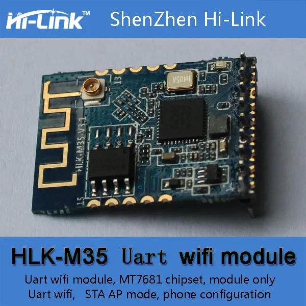 

Mt7681 embedded serial wifi module wireless smart home uart wifi hlk-m35