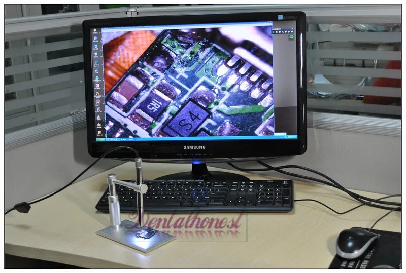 2MP USB Цифровые микроскопы видео веб-камера Лупа Камера с подставкой мир