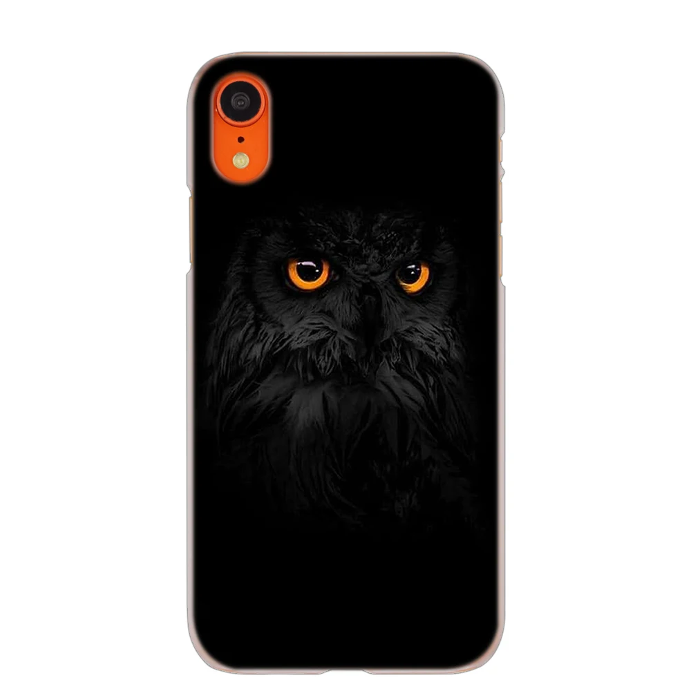 013 MLLSE Птица орел животного Сова Ночная мода обложка чехол для iphone XS Max X XR 8 7 6 Plus 5 SE 5S 5C 4 4S мобильных телефонов с красивыми рисунками, Лидер продаж - Цвет: 013