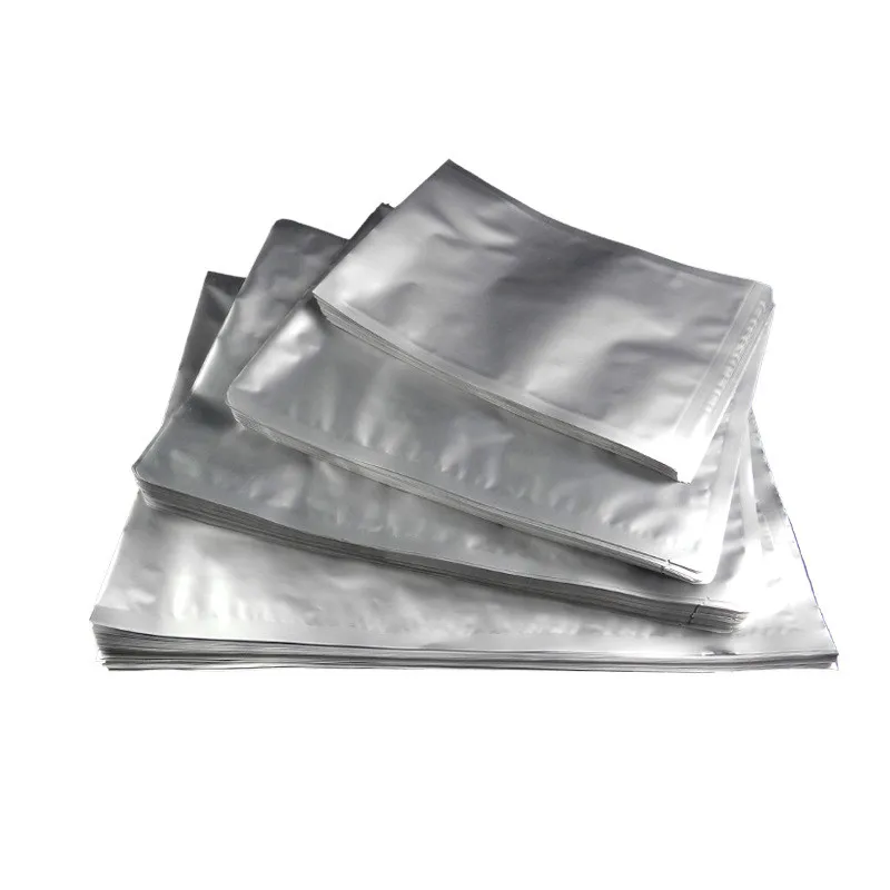 

3pcs Large Aluminum foil open top bag food coffee packing bags heat seal bag kitchen supplies