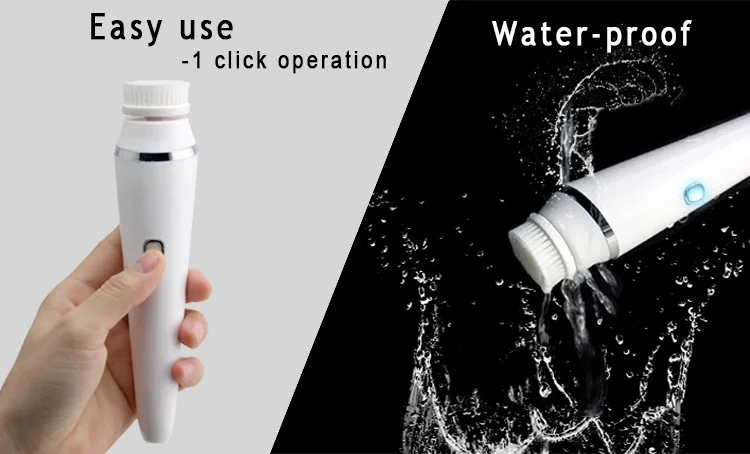 Портативная микродермабразия щетка для умывания лица Очищающая тонизирующая отшелушивающая щетка для Лица Многофункциональная машинка для лица