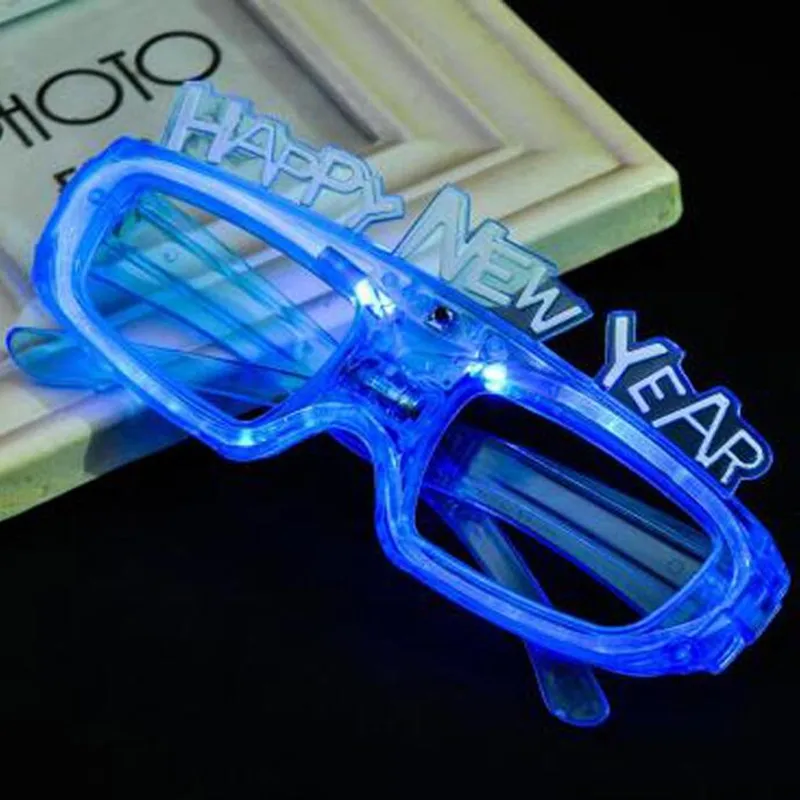 

Happy LED Flashing Glasses Voice Control Glasses Kids Lighting Toys Party Eye Mask Decoration home decor wedding birthday