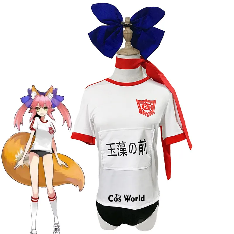 FGO Fate Grand Order tammo no Mae спортивный костюм Топы Шорты Униформа аниме косплей