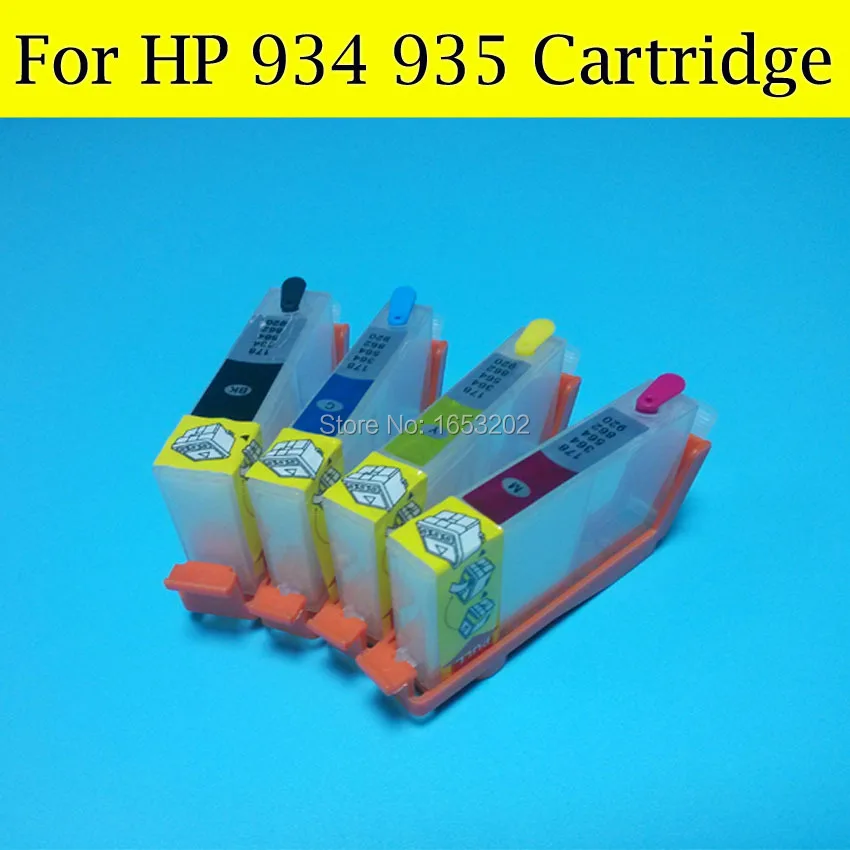 4 цвета новейшая прошивка Versio чернильный картридж для HP 934XL 935 XL Officejet Pro 6830 6230 6835 6815
