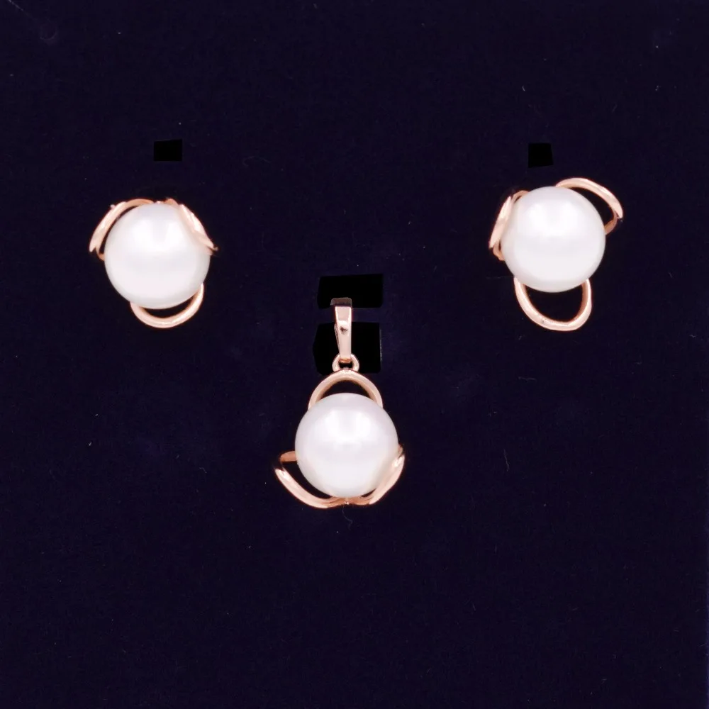 Authentic 100% 925 Sterling Silver Sparkling Love Knot Weave Jewelry Sets and More with Pearl Accessories XP2N | Украшения и