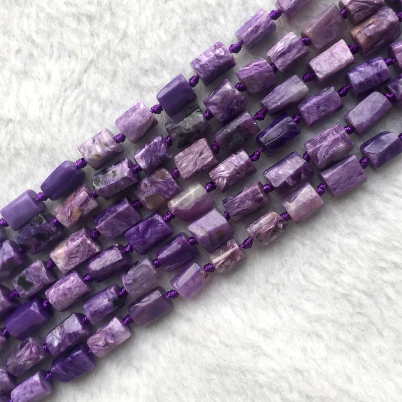 Натуральные настоящие черные фиолетовые бусины Charoite Nugget свободная форма Гладкие