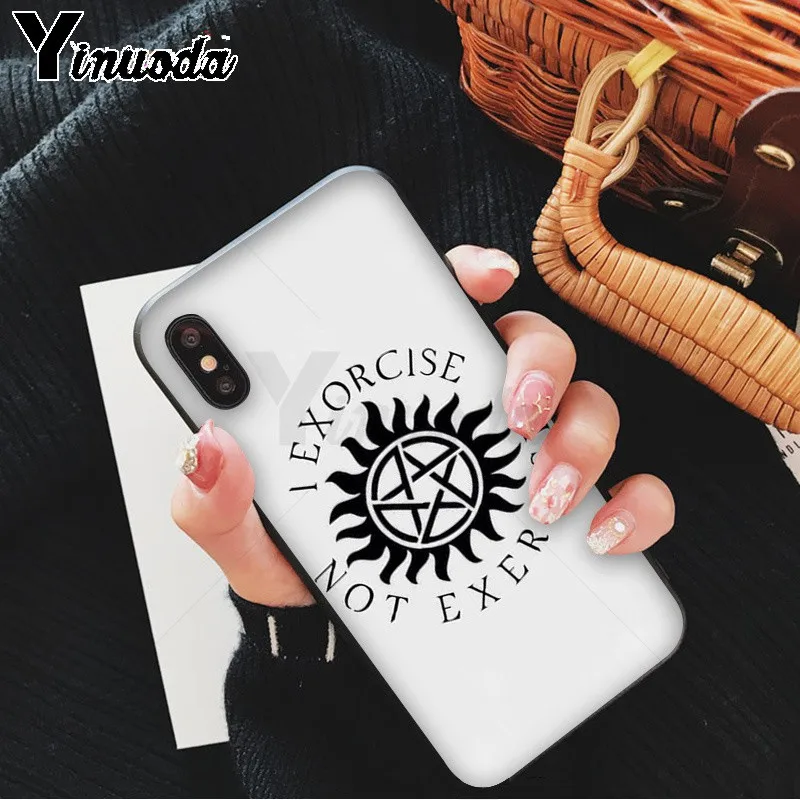 Yinuoda Сверхъестественное SPN Jensen Ackles шаблон мягкий чехол для телефона из ТПУ iPhone 8 7 6S
