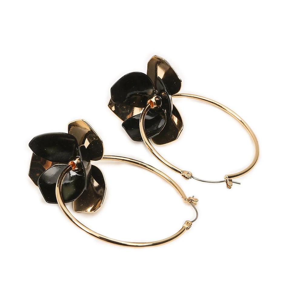 Seven Candy богемные серьги с большим цветком и лепестками для женщин винтажные в