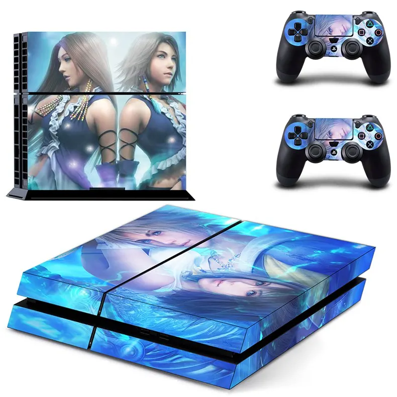 DPTM1083 Final Fantasy Play Station 4 наклейка для ps4 Стикеры для sony наклейка для ps4 наклейки консоли и 2 контроллера ps4 Виниловый фон для домашнего декора - Цвет: DPTM1083