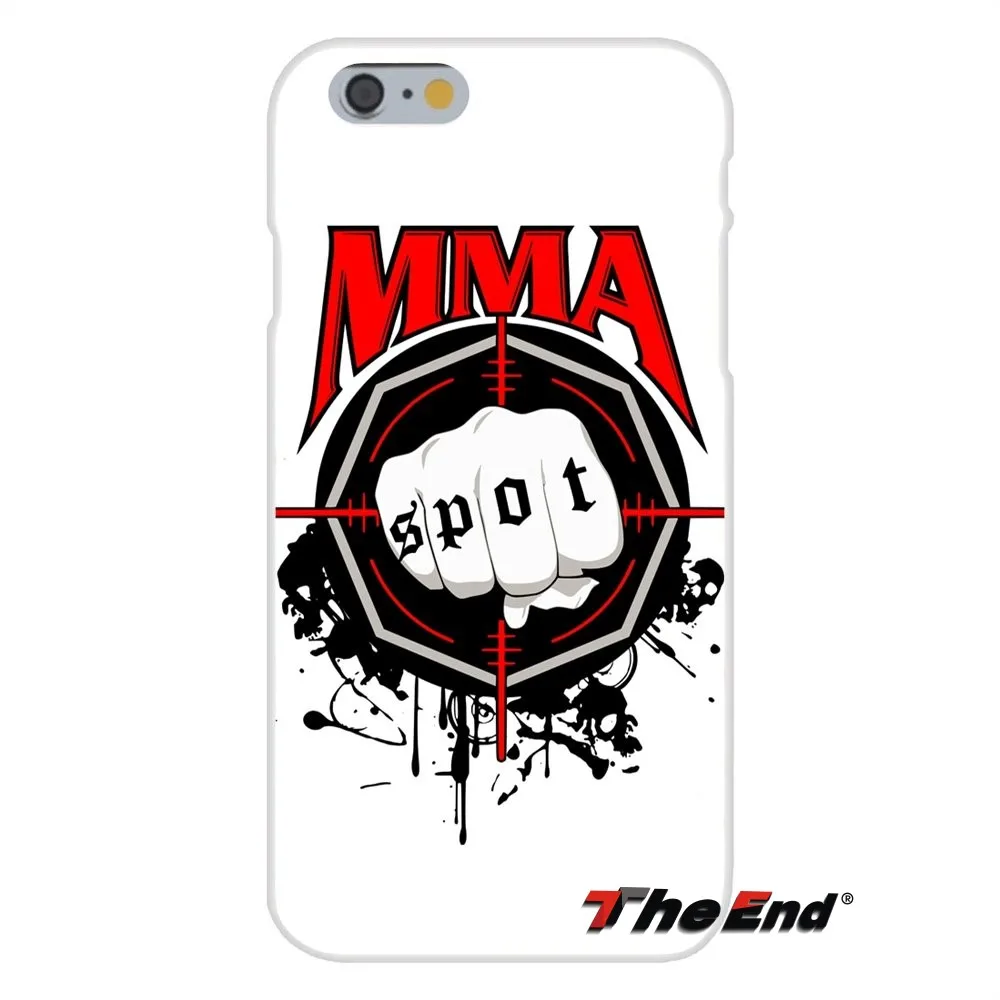 For Samsung Galaxy S3 S4 S5 MINI S6 S7 edge S8 Plus Note 2 3 4 5 Soft Silicone Cell Phone Case The MMA logo mixed martial | Мобильные