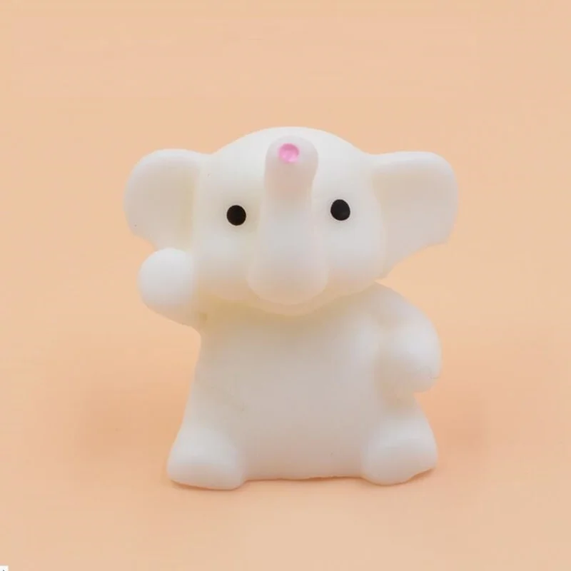 Kawaii милые мини мягкие силиконовые анти-стресс мягкими игрушками Непоседа сжать руку на телефон Pinch Животные игрушка резиновая хлюпает squishies